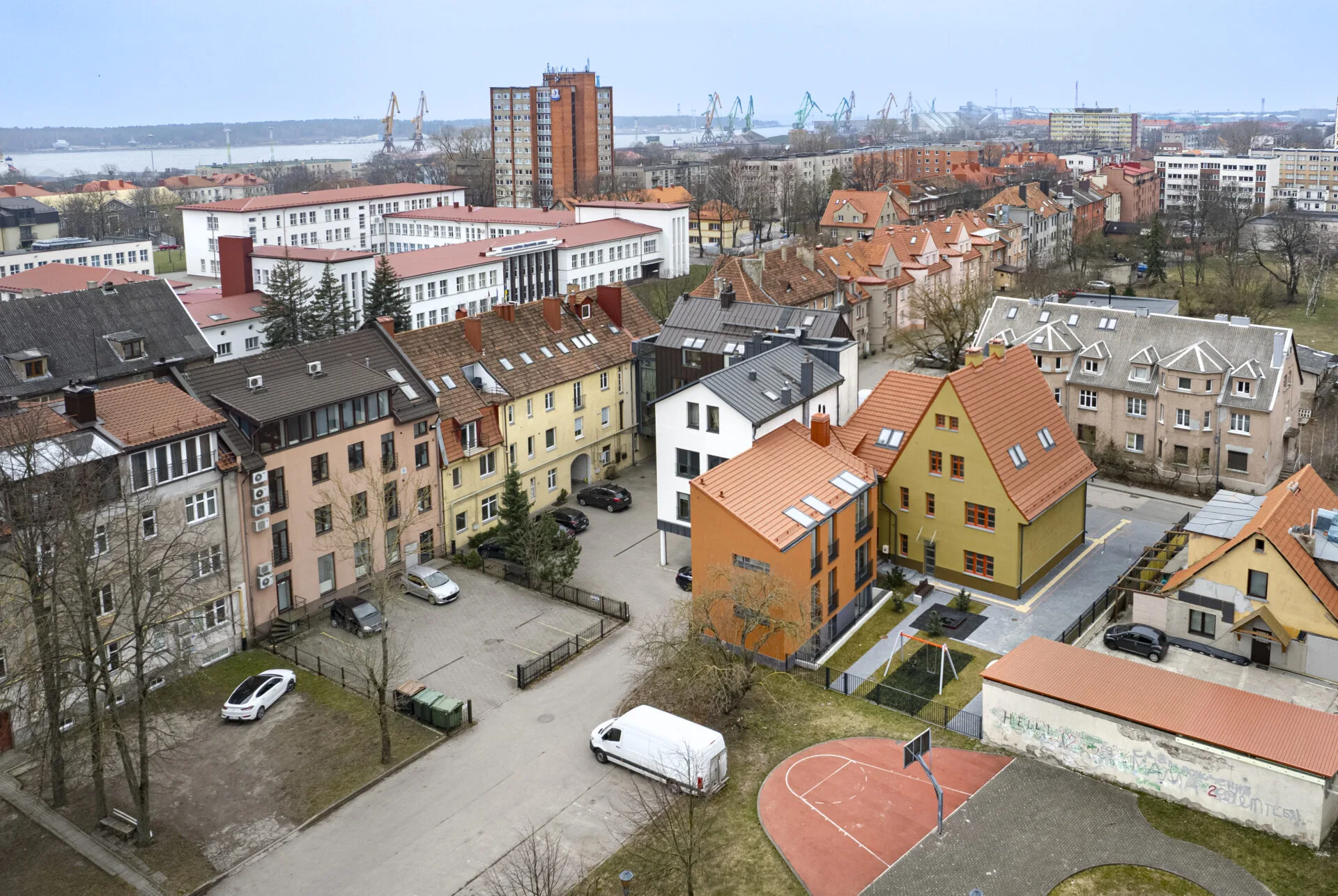 Klaipėdos Pievų Tako g. pastato statybų valdymas ir techninė priežiūra.