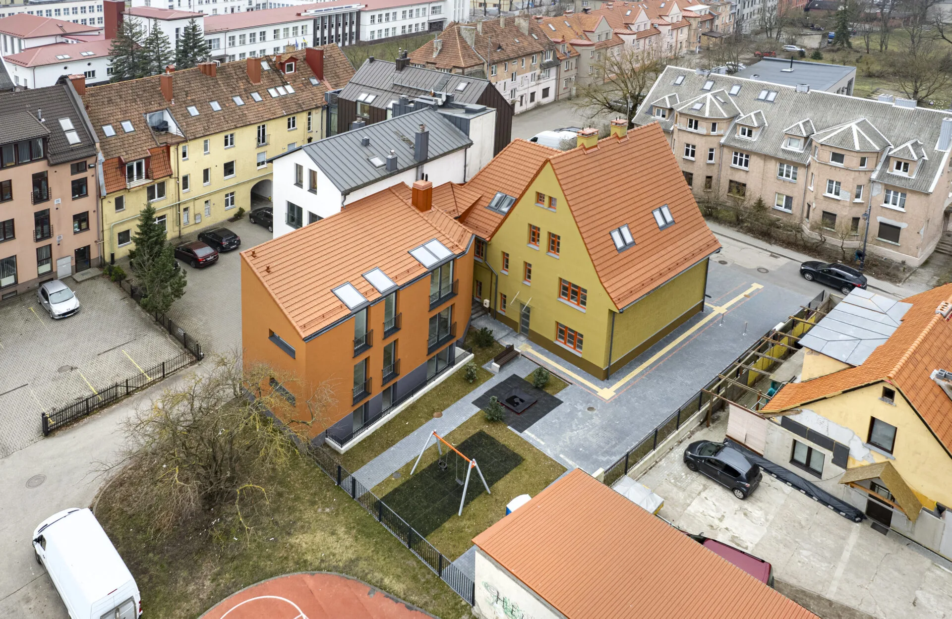 Klaipėdos Pievų Tako g. pastato statybų valdymas ir techninė priežiūra.