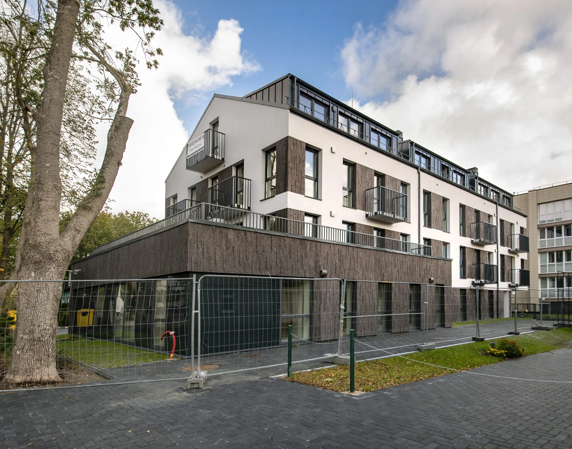 Vytauto g., Palanga statybos darbai.